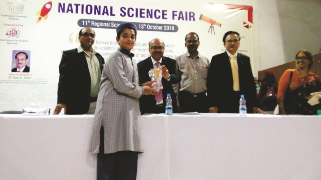 Science fair winner