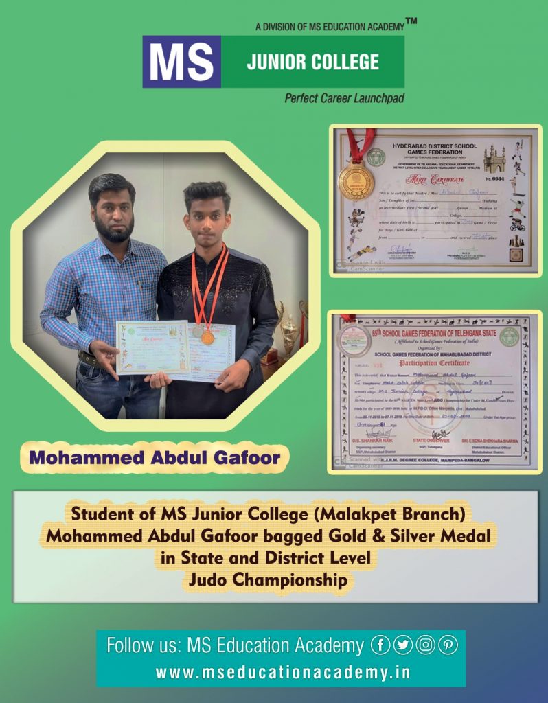 Abdul Gafoor Judo Champion