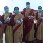 Muradnagar staff with face mask